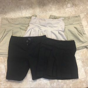 Lot of size 6 (girls) uniform skirts and shorts